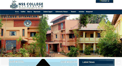 Desktop Screenshot of nsscollegeottapalam.org